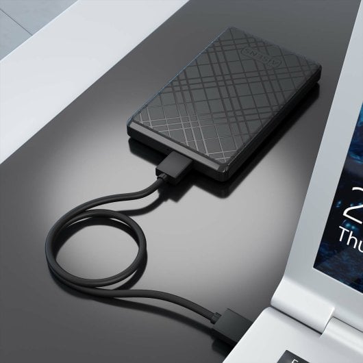 Aisens ASE-2522B Case esterno per SSD/HDD 2,5" SATA USB 3.0/3.1 Nero 9,5 mm