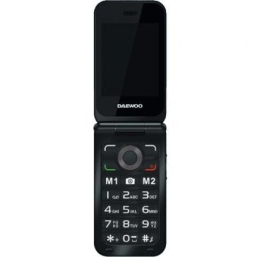 Daewoo DW8003BK Teléfono Móvil 2,8? Dual SIM Teclas Grandes SOS Negro