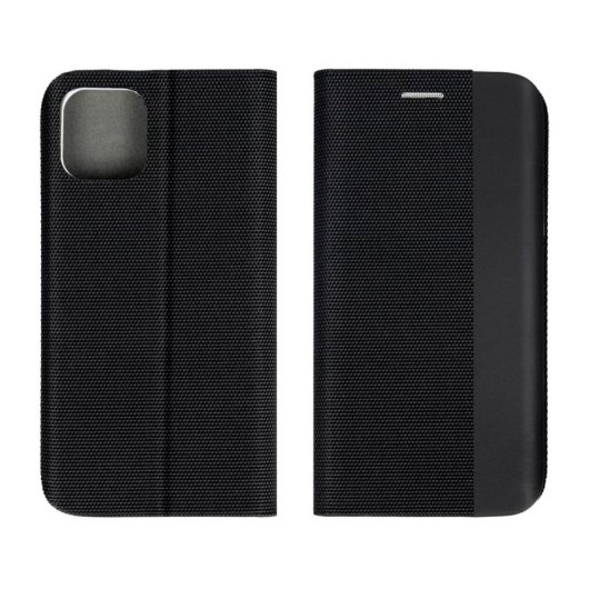 Xiaomi Redmi 13C Funda Flip Cover Sensitive Negra Protección Dual