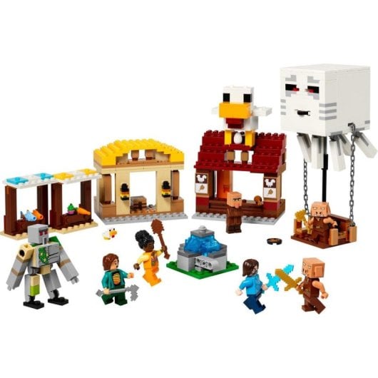 Lego Minecraft El Ataque a la Aldea del Globo de Ghast +10 Años