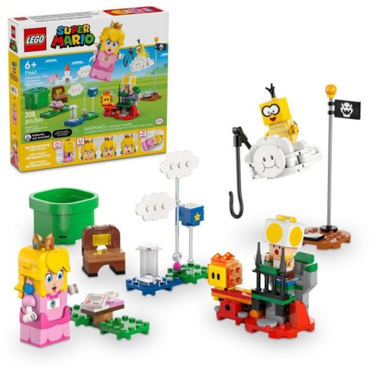 Lego Super Mario Aventuras Interactivas con Lego Peach +6 Años