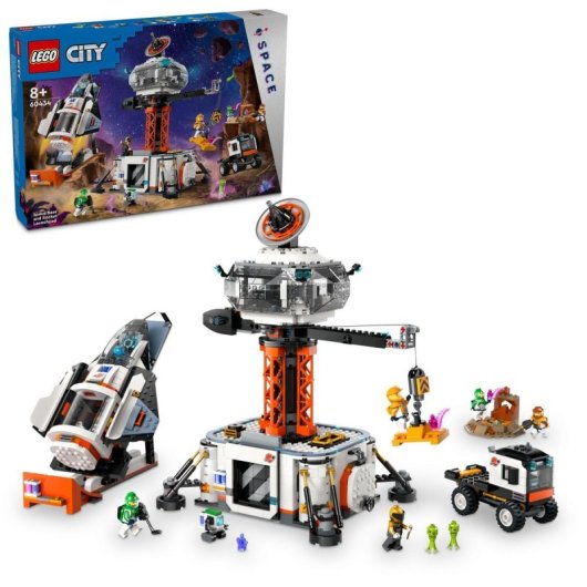 Lego City Base Espacial y Plataforma de Lanzamiento 8+ Años