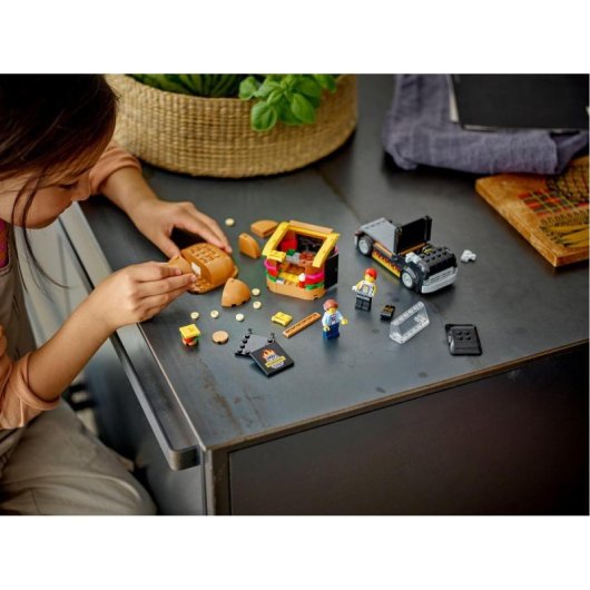 Lego City Camión Hamburguesería Set de Construcción de Juguetes para Niños Mayores de 5 Años