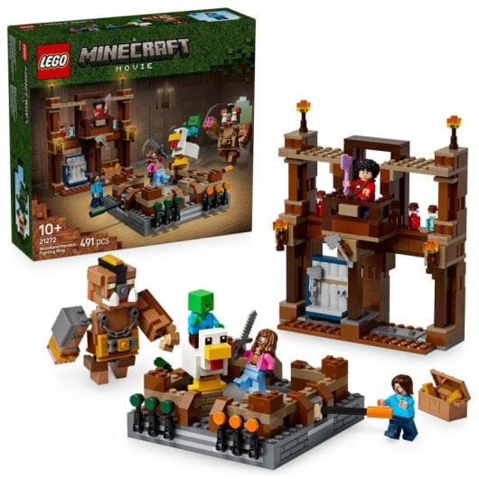Lego Minecraft El Ring de Combate de la Mansión del Bosque 10+ Años