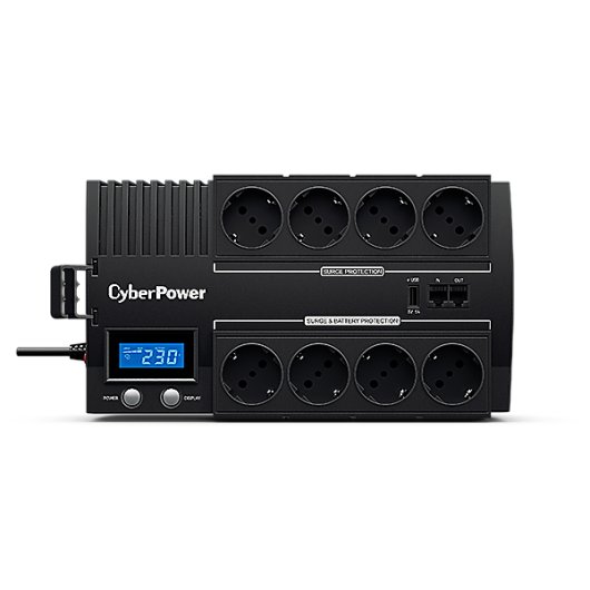 CyberPower BR1000ELCD SAI Línea Interactiva 1000VA 600W LCD 8 Salidas Schuko