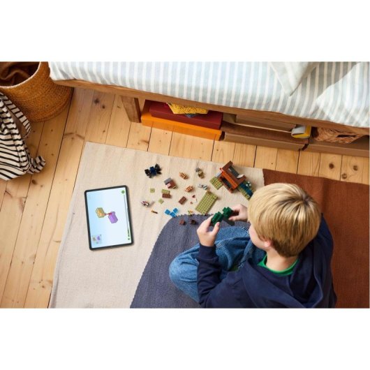 Lego Minecraft La Expedición a la Mina del Armadillo, Figuras de Araña y Lobo para Niños 8+ Años