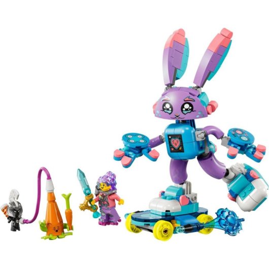 Lego Dreamzzz Izzie y Bunchurro el Conejo Jugón, Figura Articulada y Minifigura para Niños de 7+ Años