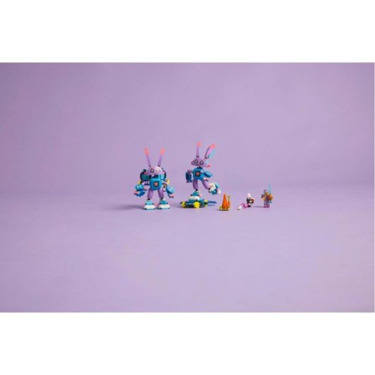 Lego Dreamzzz Izzie y Bunchurro el Conejo Jugón, Figura Articulada y Minifigura para Niños de 7+ Años