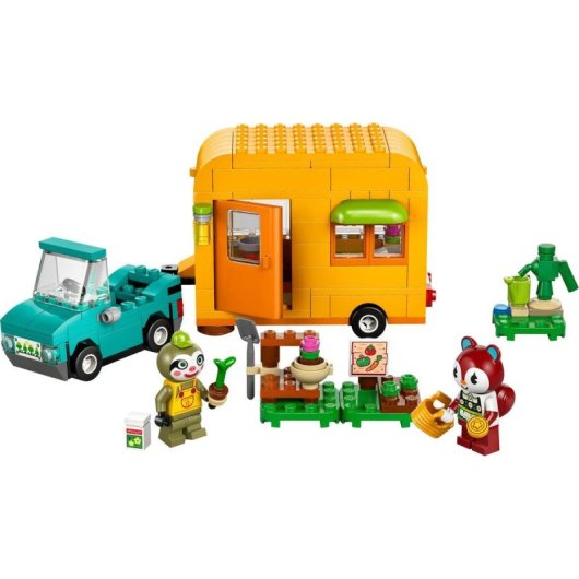Lego Animal Crossing Caravana de Gandulio y Tienda de Jardinería Figuras para Niños de 7+ Años