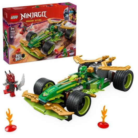 Lego Ninjago Coche de Carreras con Motor de Carga Manual de Lloyd 7+ Años