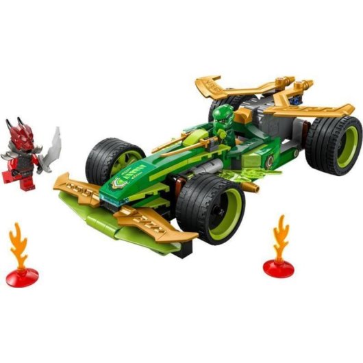 Lego Ninjago Coche de Carreras con Motor de Carga Manual de Lloyd 7+ Años