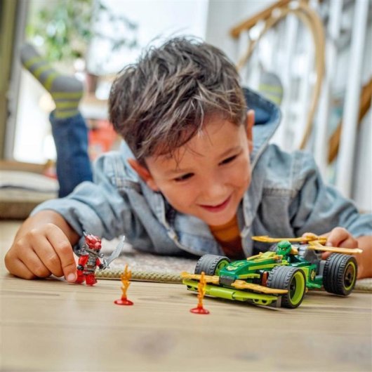 Lego Ninjago Coche de Carreras con Motor de Carga Manual de Lloyd 7+ Años
