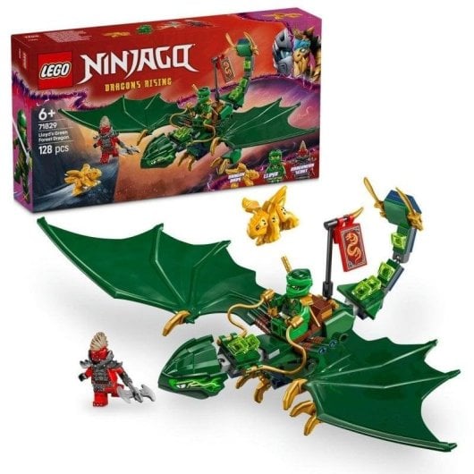LEGO Ninjago Drachen des Grünen Waldes Lloyd 71829 128 Teile