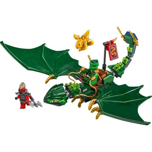 Lego Ninjago Dragão da Floresta Verde de Lloyd, brinquedo de construção para crianças a partir dos 6 anos