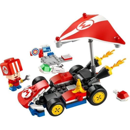 Lego Super Mario Kart: Coche Estándar y Figura de Toad para Niños de 7+ Años