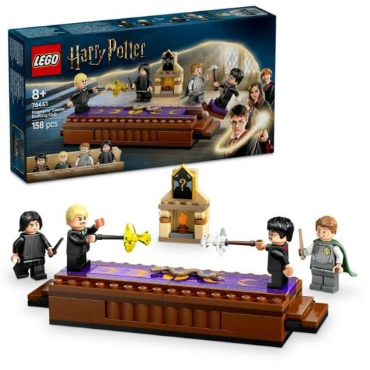 Lego Harry Potter Castillo de Hogwarts: Club de Duelo, Juguete con Minifiguras para Niños de 8+ Años
