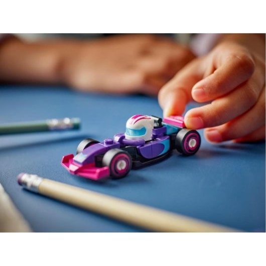 Brinquedo colecionável Lego F1 Cars, 1 de 12 miniaturas de automóveis para maiores de 6 anos