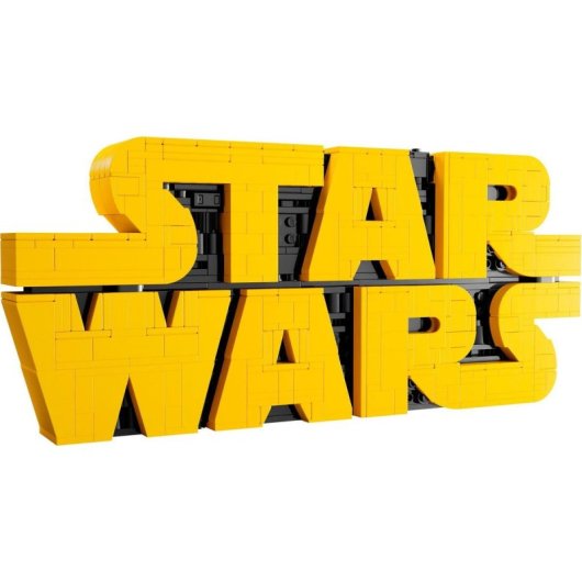 Lego Star Wars Logotipo de Star Wars para Construir, Rótulo, Set para Construir y Exponer 18+ Años