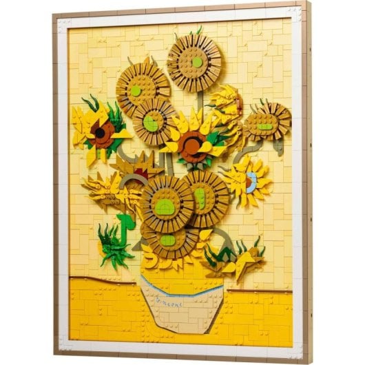 Lego Art Vincent Van Gogh: Los Girasoles, Set de Construcción Obra de Arte Mural Pictórica 18+ Años