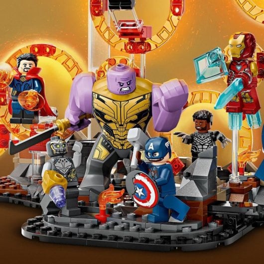 Lego Marvel Batalla Final de Vengadores: Endgame, Set Construible de Superhéroes, 10 Figuras