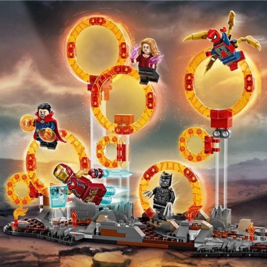 Lego Marvel Batalla Final de Vengadores: Endgame, Set Construible de Superhéroes, 10 Figuras
