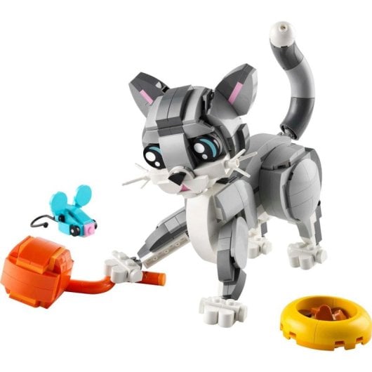 Lego Creator 3-en-1 Chat ludique transformable en chien ou en colombe pour enfants de 8 ans et plus