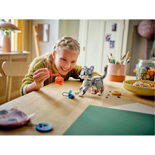 Lego Creator 3-en-1 Chat ludique transformable en chien ou en colombe pour enfants de 8 ans et plus