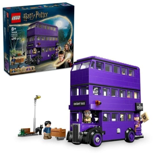 Lego Harry Potter Aventura en el Autobús Noctámbulo, Vehículo de Juguete Mágico, 8+ Años