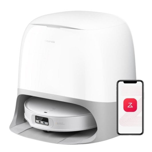Aspirador Robô com Mopa Roborock Qrevo CurvX Com Esvaziamento Automatico Navegação LiDAR 22.000 Pa Com IA Com Câmara