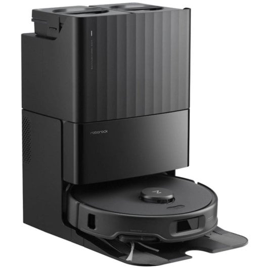 Roborock Qrevo Edge 5V1 Robot Aspirador Limpador de Chão e Esvaziamento Automático Preto