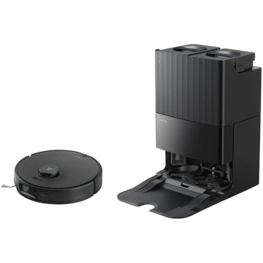 Roborock Qrevo Edge 5V1 Robot Aspirador Limpador de Chão e Esvaziamento Automático Preto