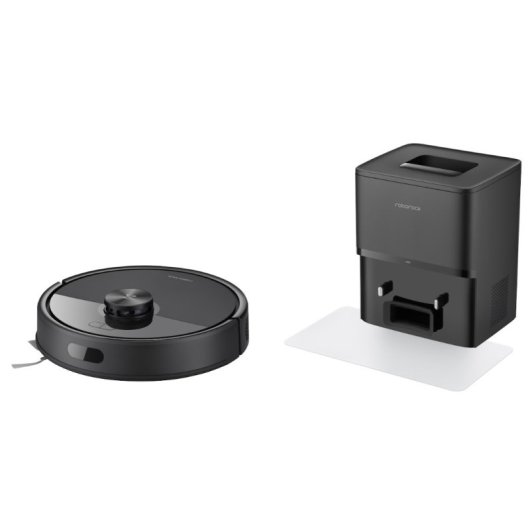 Roborock Q7TF+ Roborock Robot Aspirador Fregasuelos Con Base Autovaciado Negro