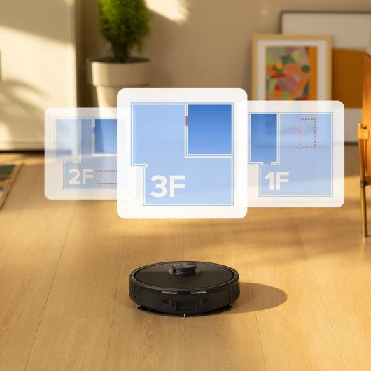 Aspirateurs Robots et Laveur Roborock Q7TF+ avec en plus une station de vidage automatique Navigation intelligente 10.000 Pa
