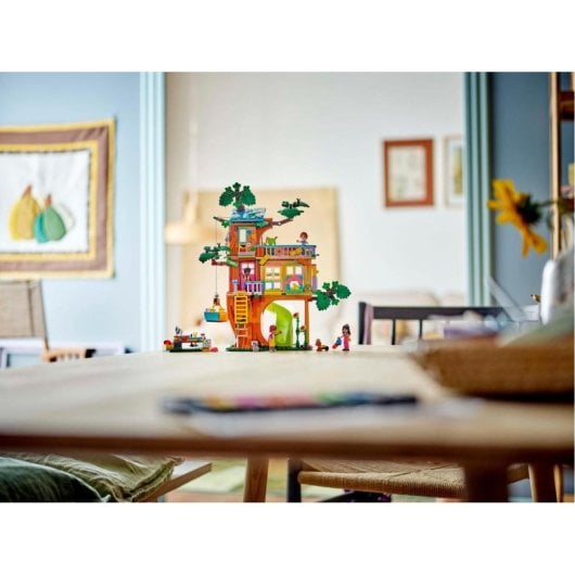 Lego Friends Friends Friendship Treehouse Hangout, brinquedo com mini bonecas e animais, para maiores de 8 anos