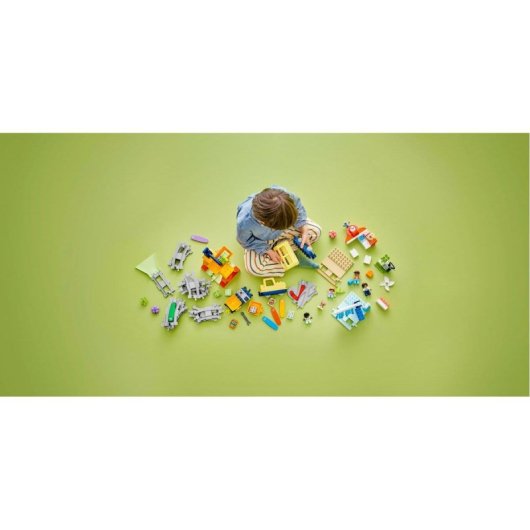 Lego Duplo Gran Tren Comunitario Interactivo, Juguete Educativo con Luces para Niños de 3+ Años