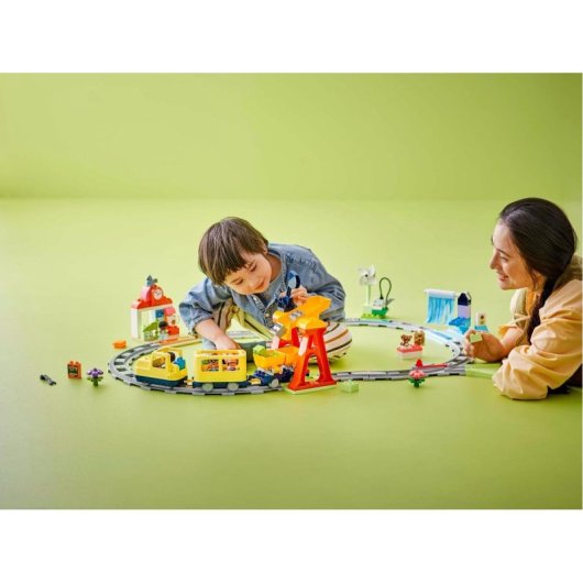 Lego Duplo Gran Tren Comunitario Interactivo, Juguete Educativo con Luces para Niños de 3+ Años