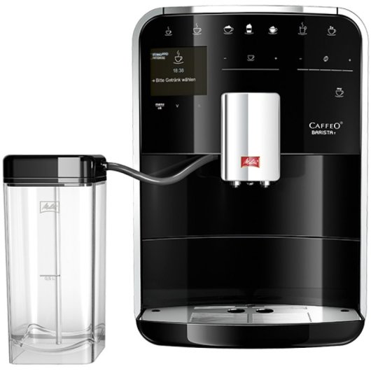 Cafetera Automática Melitta Espresso 1,8L 15 bar con Molinillo Pantalla Táctil Negro