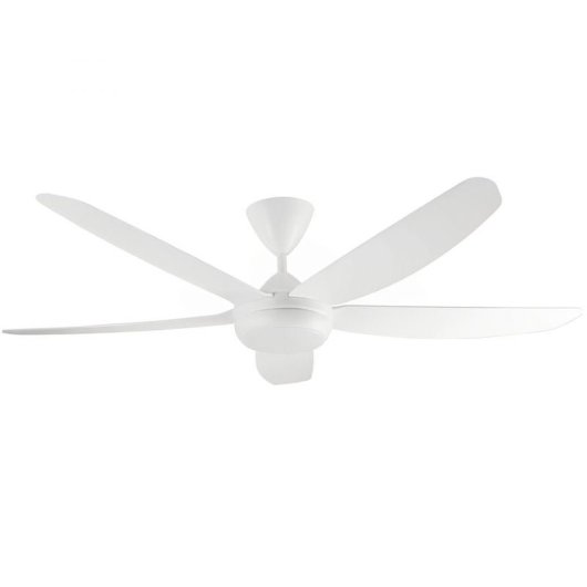 Orbegozo CP 143142 Ventilador de Techo con Luz 4 Aspas 6 Velocidades F Blanco