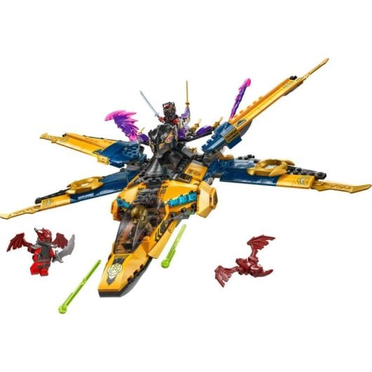 Lego Ninjago Ras e Arin's Super Storm Jet, veículo e minifiguras para crianças a partir dos 8 anos