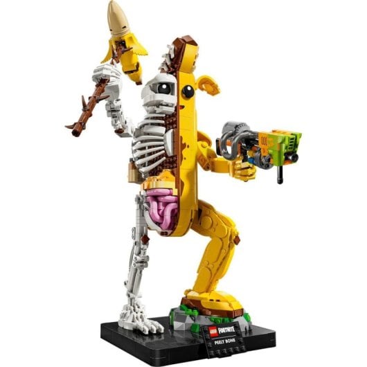 Lego Fortnite Banano Pelado, Figura Articulada y Maqueta para Adultos, Gamers