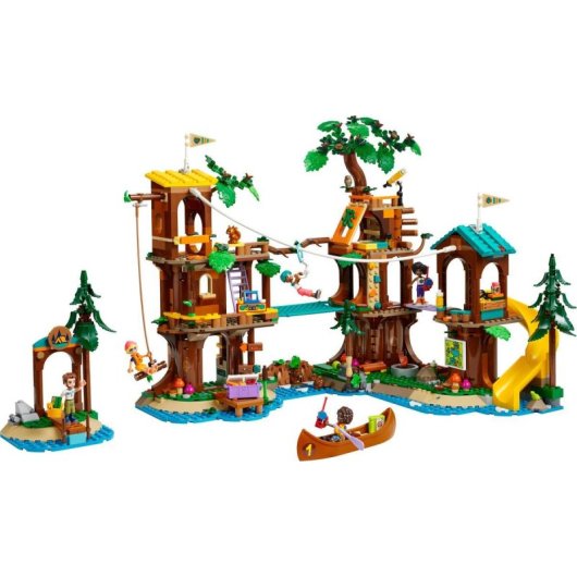 Lego Friends Campamento de Aventura: Casa del Árbol para Niños 8+ Años