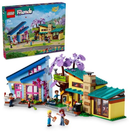 Lego Friends Casas Familiares de Olly y Paisley 7+ Años