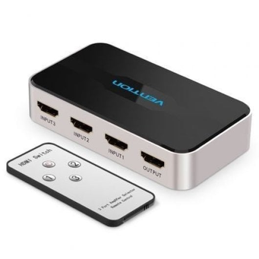Duplicador HDMI Vention AFFH0 4 Puertos HDMI Hembra a HDMI Macho 4K Ultra HD Plug and Play