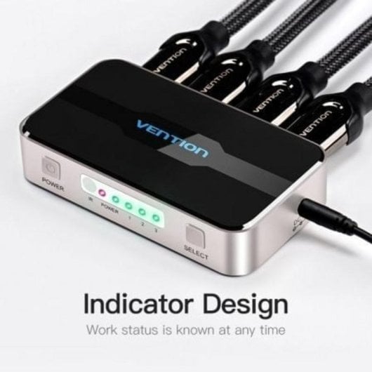 HDMI Splitter Vention AFFH0 4 Ports 4K Ultra HD Plug and Play