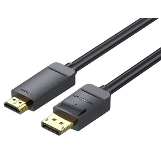 Vention Cable Conversor UltraHD 4K DisplayPort Macho a HDMI Macho 1.5m Negro
