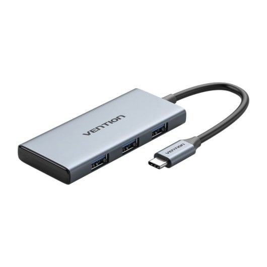 Dockingstation Vention TOOHB USB Typ-C HDMI 3xUSB SD MicroSD Reader Grau