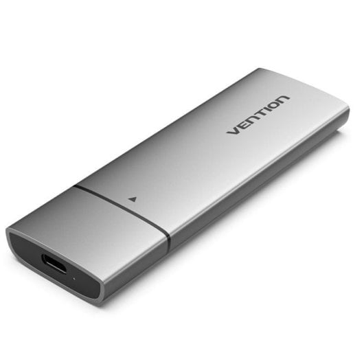 Vention NPGH0 Caja Externa para Disco SSD M.2 NVMe USB C 3.1 Gen 2 Aluminio Gris