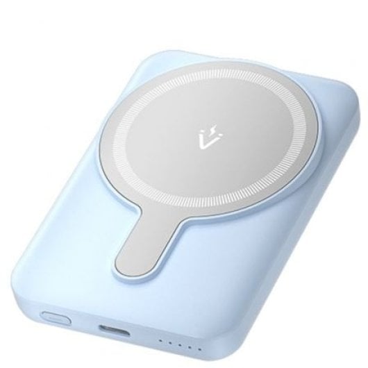 Powerbank Vention FHSL0 5000mAh 20W Wireless Magnético Display Azul