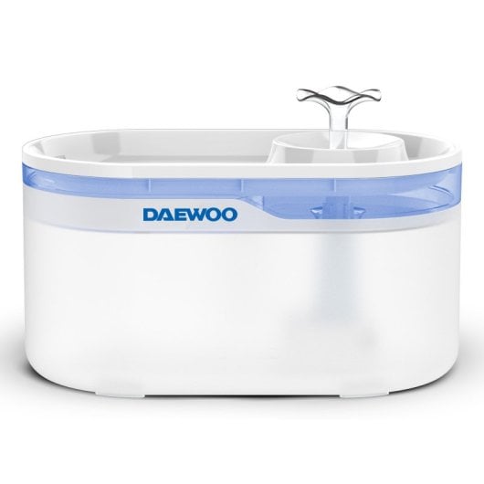 Bebedero automático Daewoo D-WF116 2,6L ABS Silicona Azul/Blanco Universal Filtro de Carbono