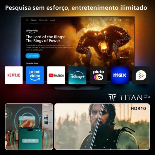 Philips LED 40" 40PFS6000 FullHD Dolby Audio HDR10 Titan